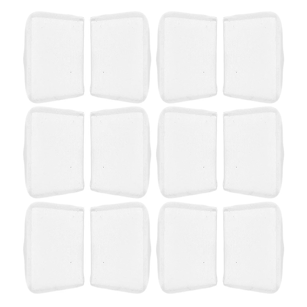 

12Pcs Glass Breaking Pliers PVC Covers Replacement Tips for Stained Glass Crafting Precision Cutting Tools Supplies