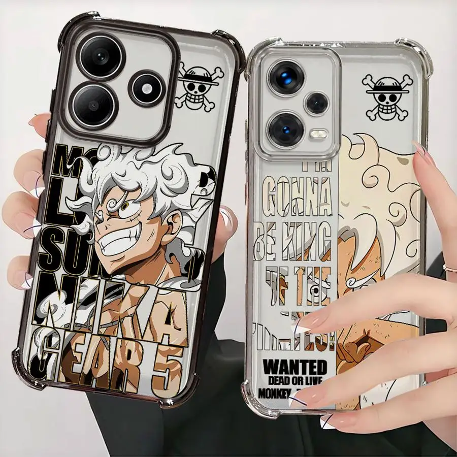 كارتون أنيمي قطعة واحدة لوفي لينة غطاء الهاتف الحال بالنسبة Redmi ملاحظة 10s 14 برو زائد 11s 10 لايت 9S 11 12 13