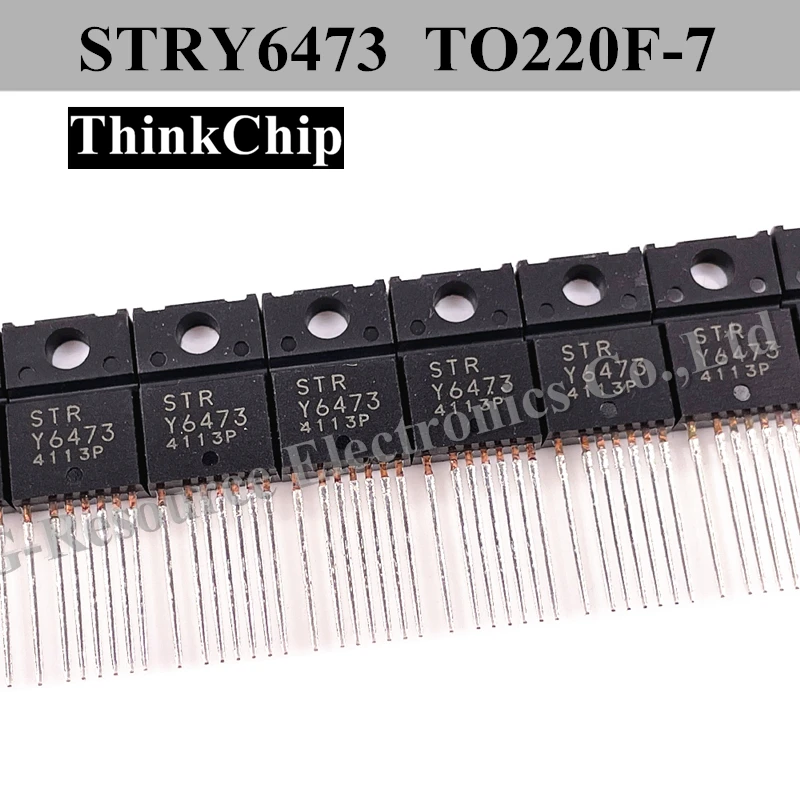 (1-10 قطعة) STR-Y6473 TO-220-7 دائرة متكاملة للطاقة لتحويل التيار الكهربائي شبه الرنين كفاءة عالية