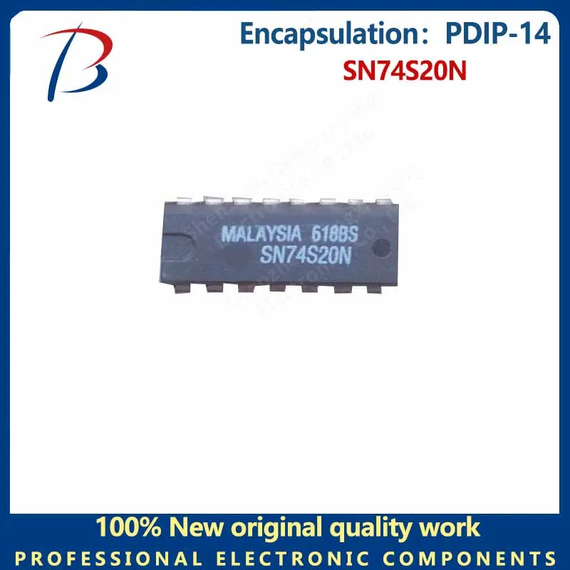 5pcs   SN74S20N package PDIP-14 logic gate chip