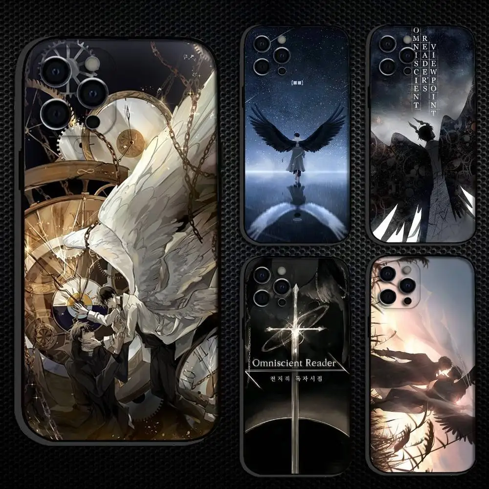 

O-Omniscient Reader Viewpoint Phone Case For iPhone 16,15,14,13,12,11 Plus,Pro Max, Others Soft Black Cover