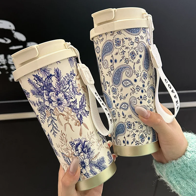 

316 Stainless Steel Chinese Style Thermos Cup High Value Double Layer Portable Accompanying Gift Coffee Cup Mug Watter Bottles