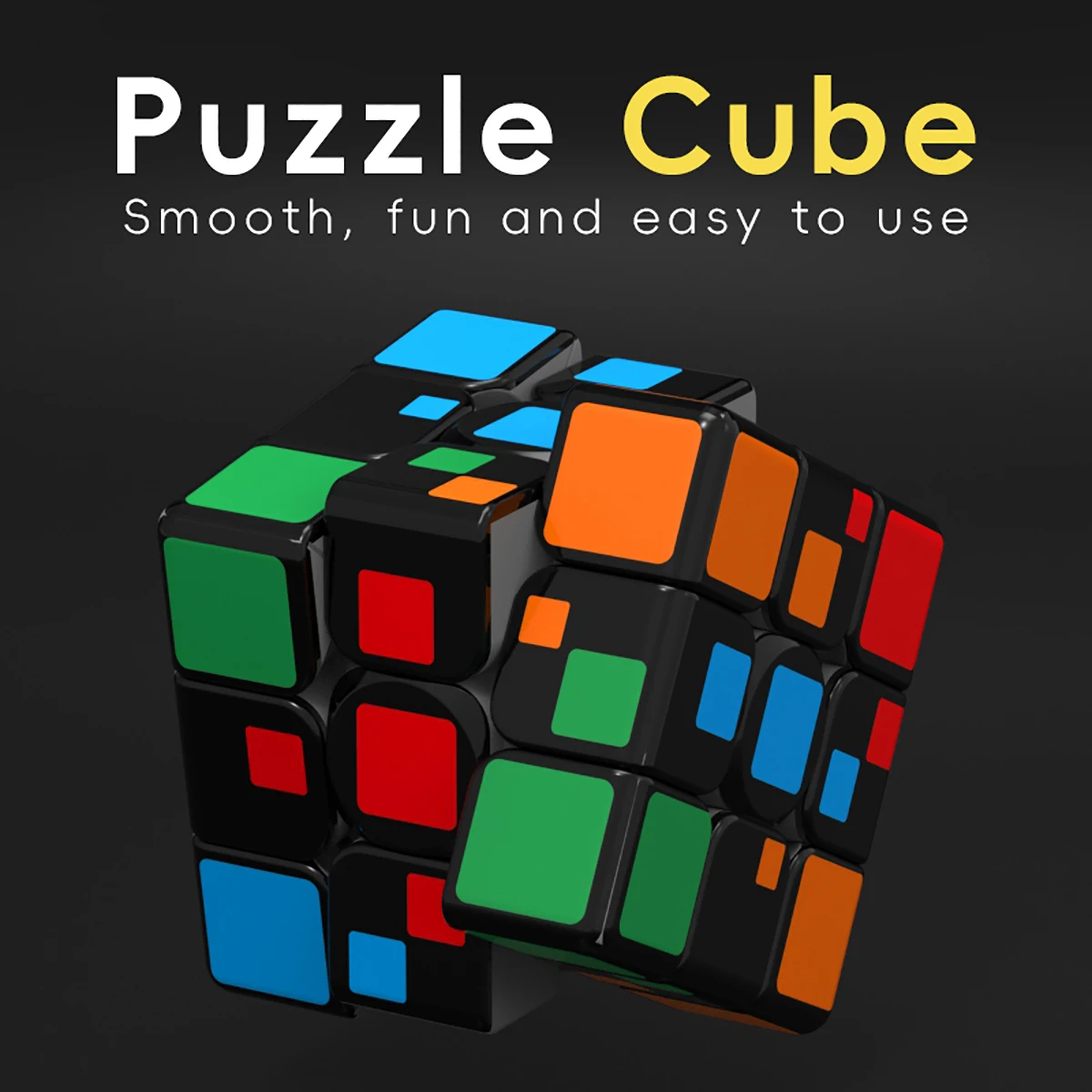 Kostka Magiczna 3x3x3 Malowana UV 3D Antystresowa Układanka Profesjonalna Gładka Kostka Szybkościowa Zabawki dla Dzieci Prezenty