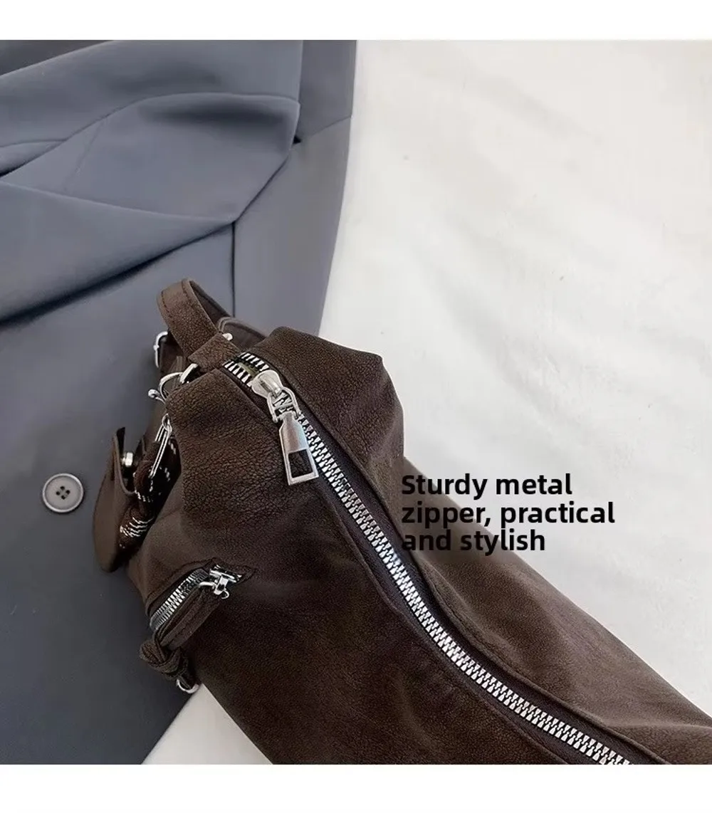 Lässige Leichte Schultertasche mit Großer Kapazität Multifunktionale Tragetasche Umhängetasche für Damen – Detail 6