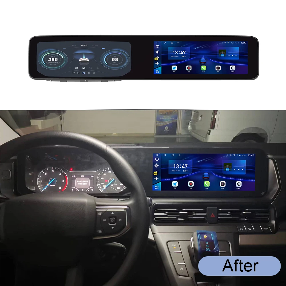 Android 13 Auto Car Radio GPS Navigation for Ford Transit 2023 CarPlay Touch Screen Digital Video Multimedia Player Head Unit