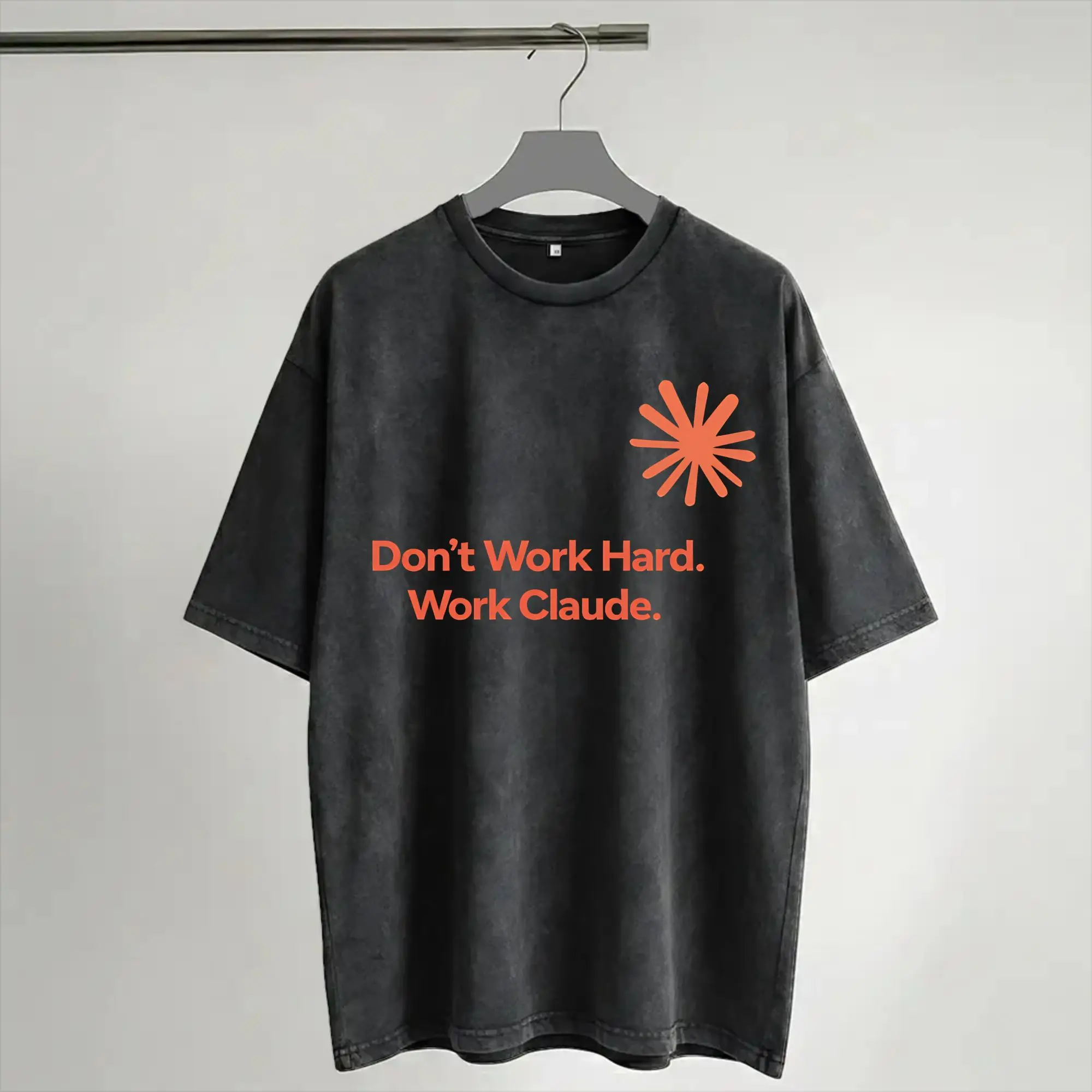Claude Code T Shirts Hip Hop Washed 100% Cotton Street T-Shirts  Vintage Men Women Streetwear Summer Tops Tees