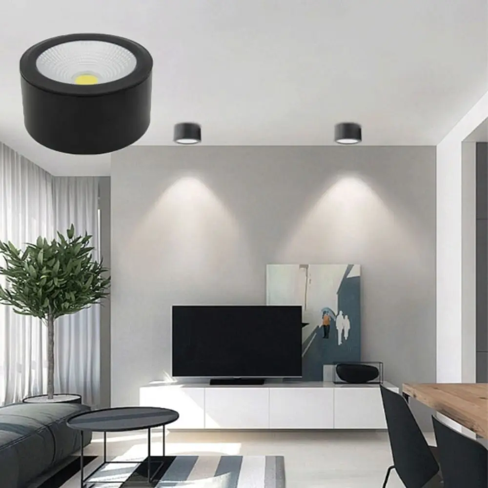 

Ultra Bright Surface Mounted LED Downlight Aluminum Surface Anti Glare Dimmable LED Downlight High Quality Spotlight Design