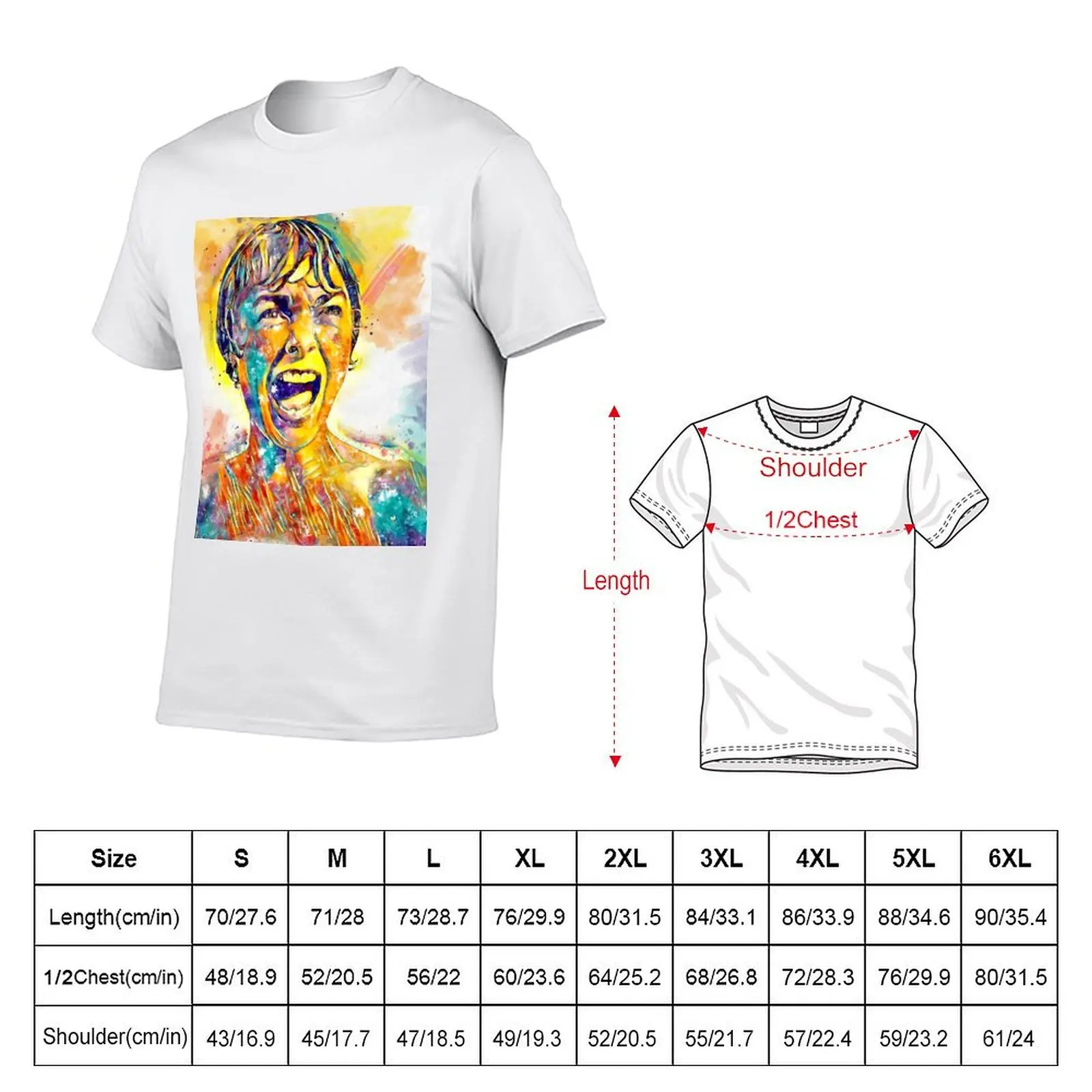 Shower Scene T-Shirt cotton tshirt 100% man t shirts for men t shirts for man cotton T-shirt