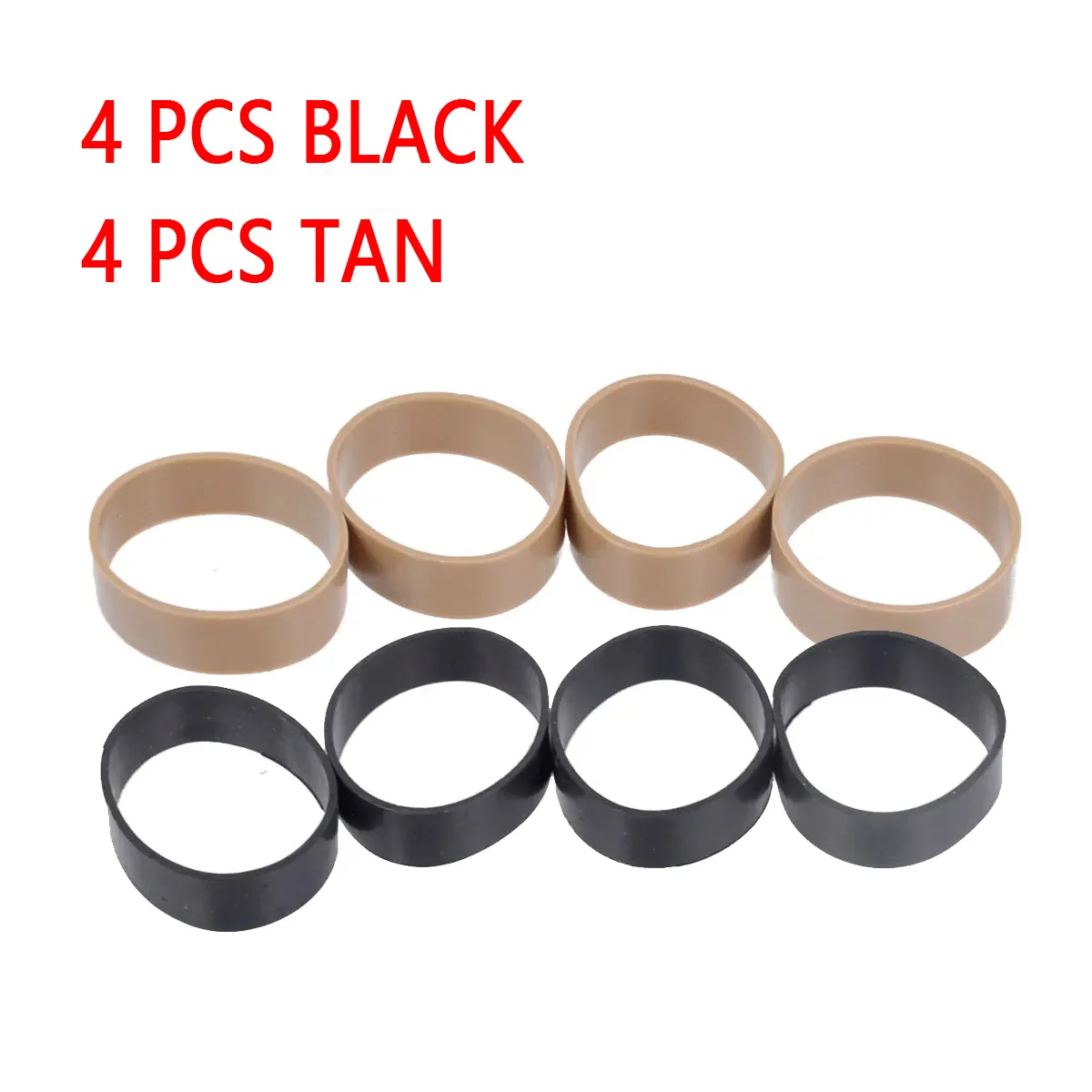 Alta Resistência Elastic Anel de Borracha para Caça Tático, Rilfe Banda para DBAL A2, PEQ, 15, lanterna, mira laser, 4pcs