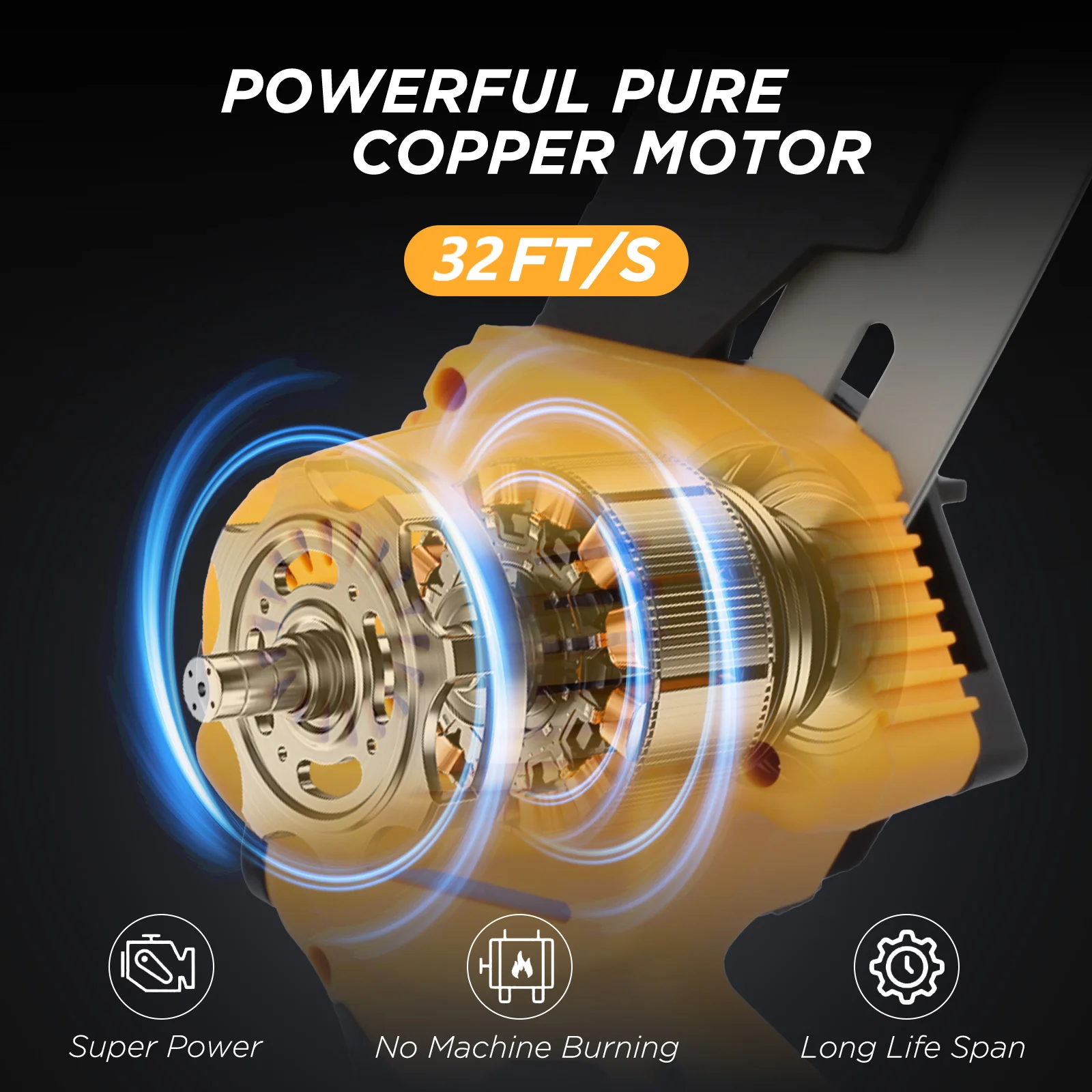 Mini motosserra de 6 polegadas com 2 baterias de 2000mAh e 2 correntes, conjunto de motosserra elétrica sem fio com trava de segurança para corte de madeira T