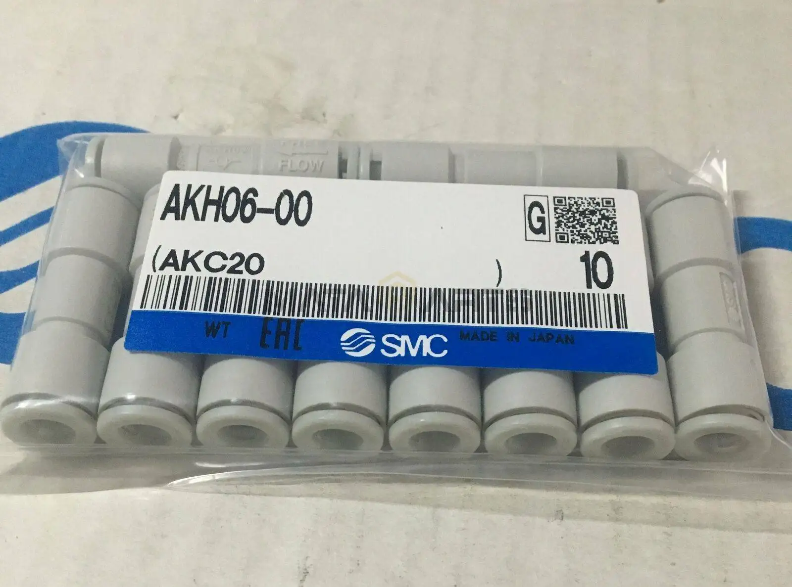 

10pc SMC AKH06-00 Straight-through check valve NEW