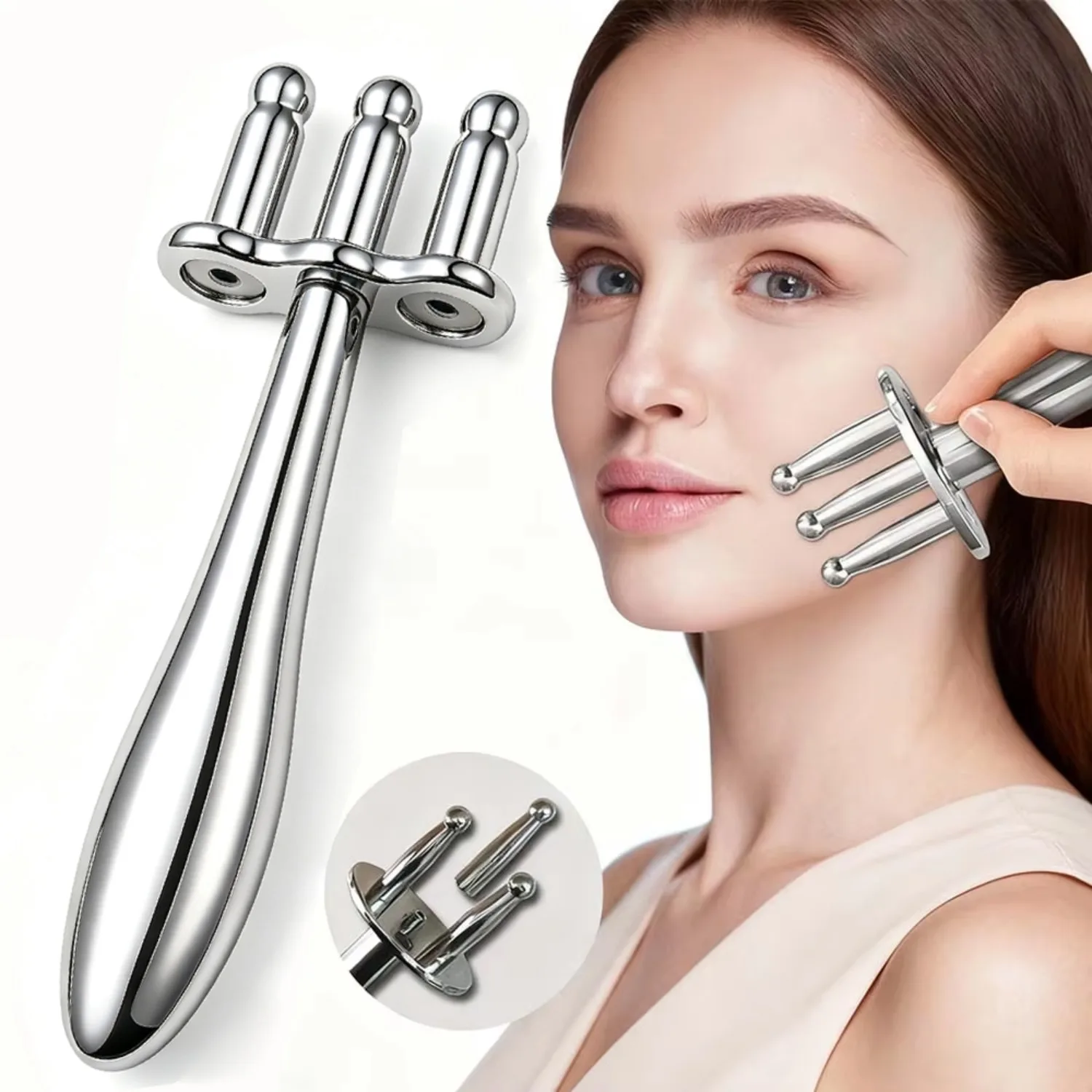 Magnetic Massage Pen Shoulder And Neck Massage Stick Points Meridian Hammer Acid Discharge Dredging Lymph Muscle Massager