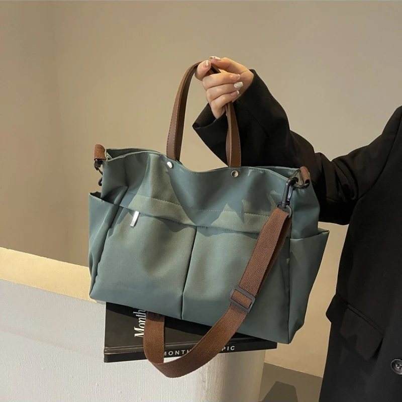 

Korean Canvas Shoulder Crossbody Bags for Women New High Quality Tote Bag Woman Fashion Totebag Female Handbags Ladies Hand Bag