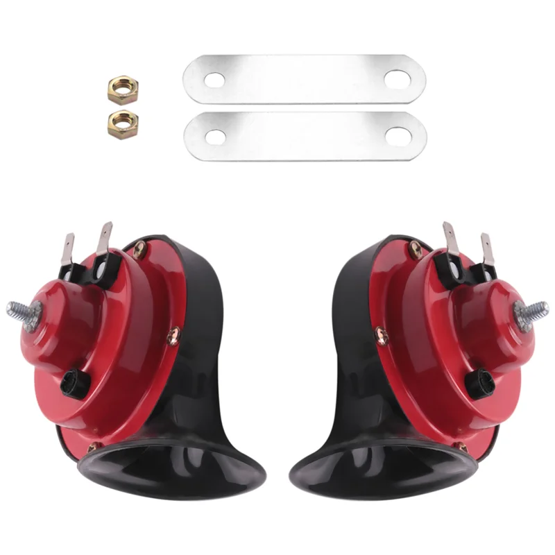 300DB Super Loud Train Horn for Truck Train Boat Car Air Electric Snail Single Horn 12V Waterproof Motorcycle Horn