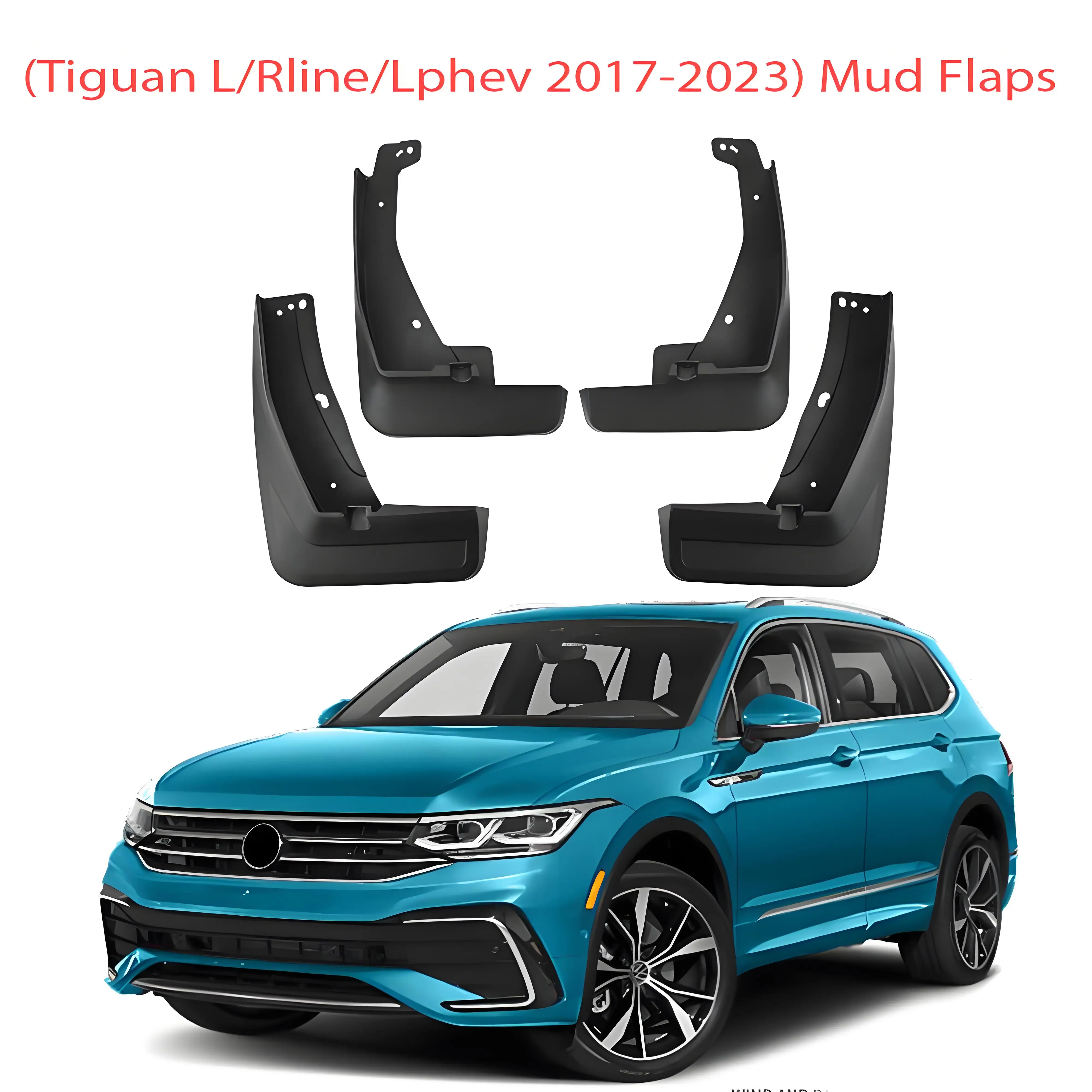

Mud-Flap for Volkswagen VW Tiguan R-line L-phev Fender MudGuard Splash Flap Mudguards Mud Flap auto Accessories Car Fender 4 PCS