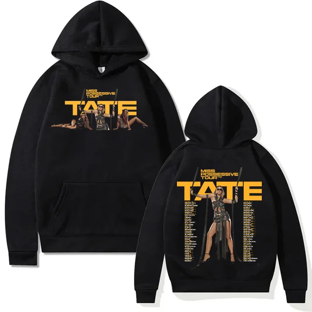 Tate McRae Miss Possessive Tour 2025 Hoodie Men Women Clothes Fashion New Sweatshirts Oversized Pullover Trendy Y2K Casual Hoody