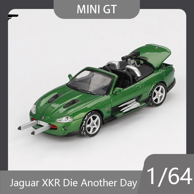 

MINI GT 1:64 Jaguar XKR Die Another Day Movie 007 Alloy Car Model as a Birthday Gift for Boys