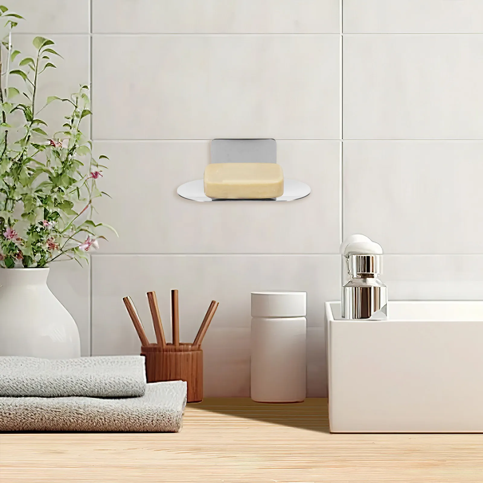 

Набор из 2-х самоклеящихся держателей для мыла из нержавеющей стали с дренажным дизайном для ванной комнаты, душа, ванны, настенного крепления, с самоотводящимся поддоном