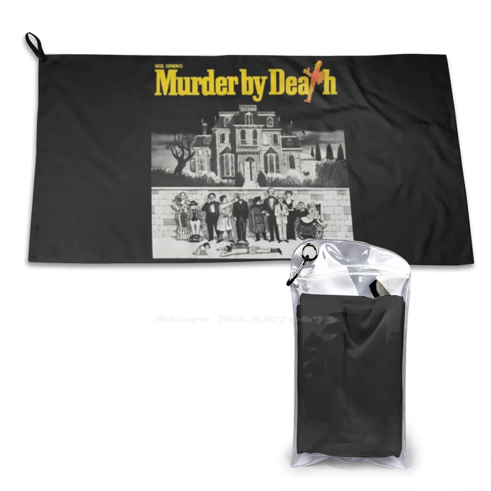 Murder By Death Personalized Soft Towel Home Outdoor Maggie Smith Peter Falk Peter Sellers David Niven James Coco Eileen