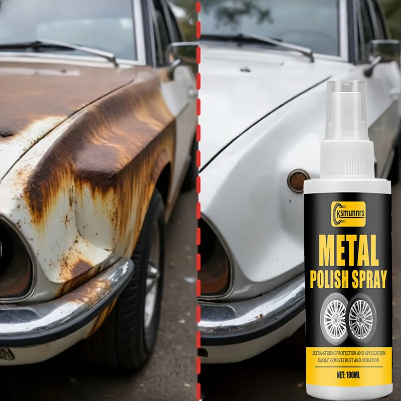 Car Rust Removal and Anti-Rust Spray, Iron Powder Rust Remover, Car Maintenance Cleaning Tools, Car Rust Cleaner for Paint. Gent