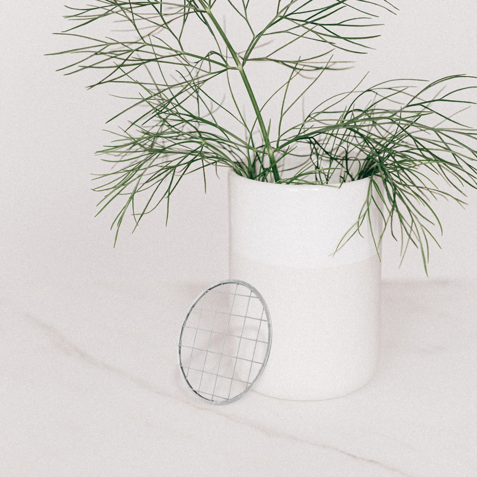

10pcs Mesh Cap 86mm Vase Flower Grid Flower Penholder Mason Jar Accessories Reusable Metal Floral Grid Vase Lid