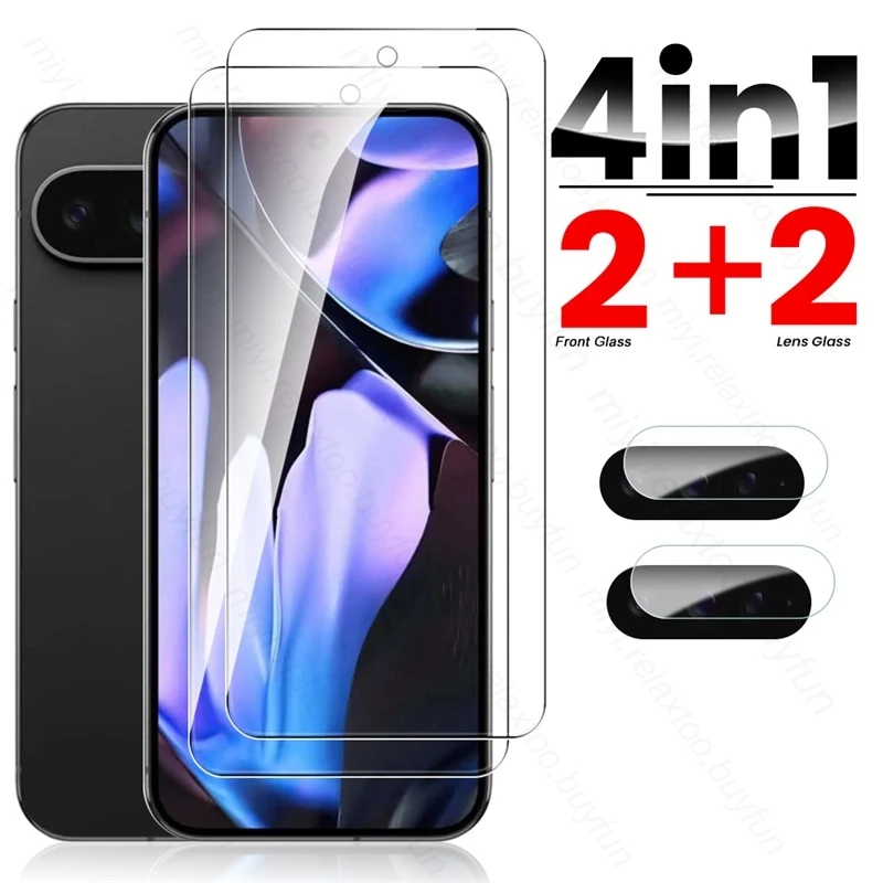 4To1 Pixel9ProXL Protective Glass for Google Pixel 9 Pro 8 7 6 8a 7a 6a 5G Camera Glass on Pixel9 Pixel8 Pixel8a Pixle7 Pixel7a