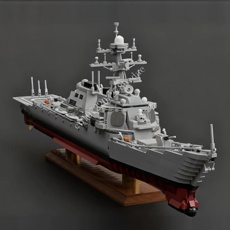 2808 قطعة MOC Arleigh Burke-class المدمرة اللبنات مجموعة قارب الطوب لعب للأطفال هالوين هدايا عيد ميلاد الاطفال هدية