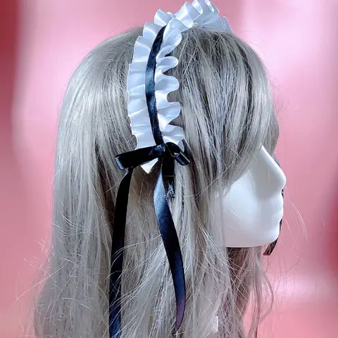 Lolita headwear black white Lolita headband maid headwear Cosplay headwear