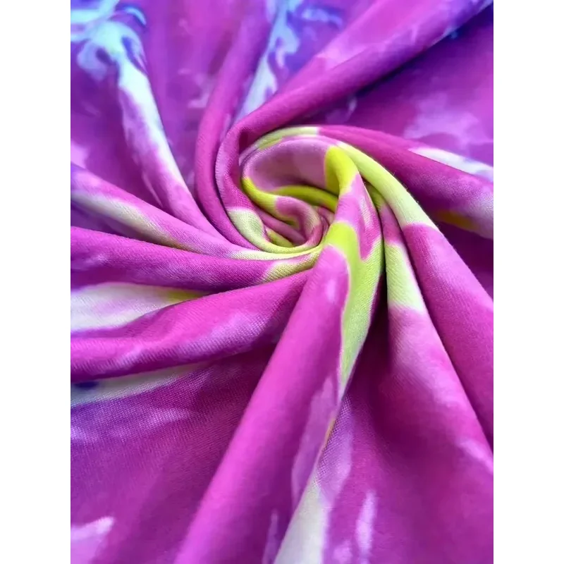 تي شيرت بطبعة زهور بمقاس كبير، تي شيرت كاجوال بأكمام طويلة ورقبة على شكل حرف V، ملابس نسائية بمقاسات كبيرة