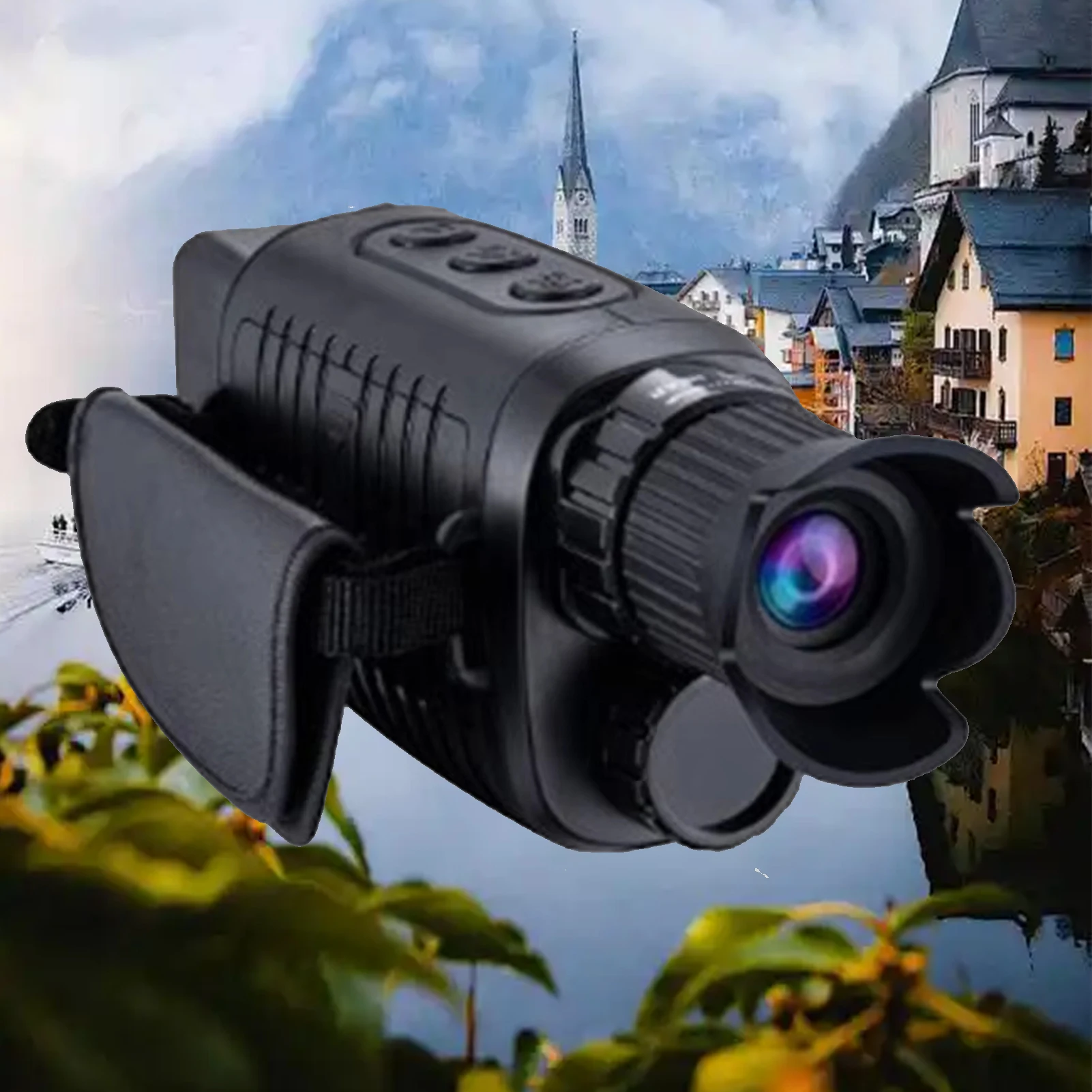 

Монокулярное устройство ночного видения, телескоп, инфракрасный цифровой свет, зум, кемпинг, полная темнота, открытый поиск, охота, исследование