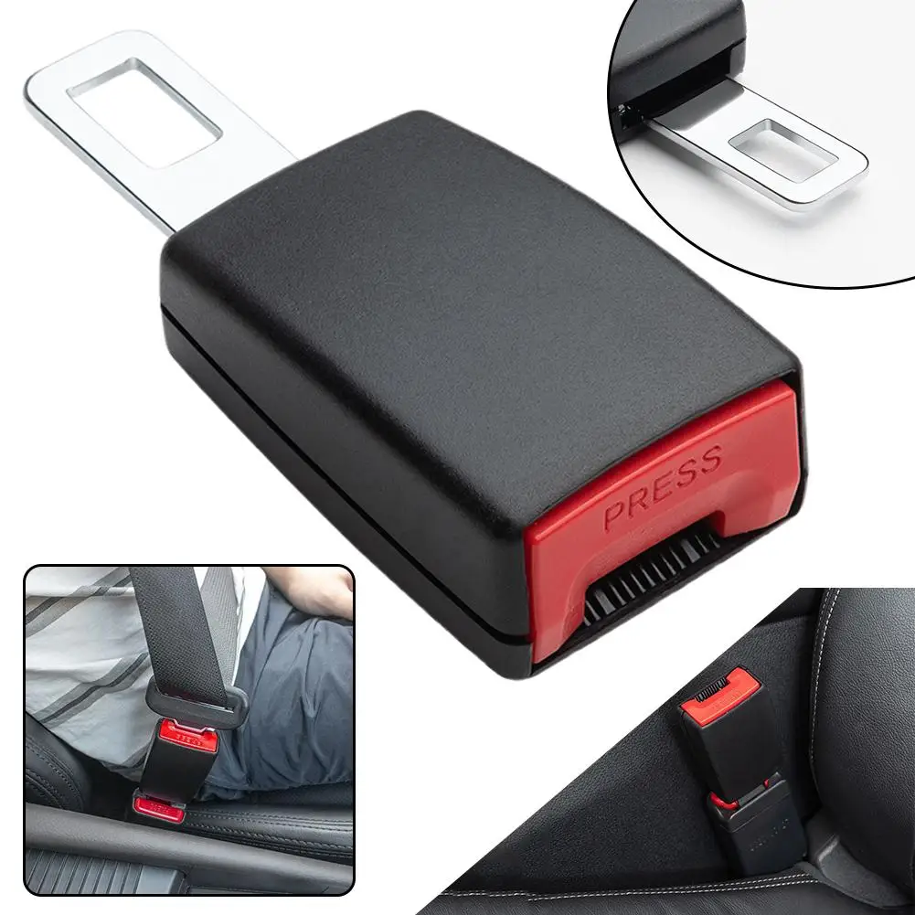 

1PC Car Safety Seat Belt Clip Extender Seatbelt Lock Thick Buckle Buckle Socket Tool Plug Accessory Insert Safe Extension H0U9