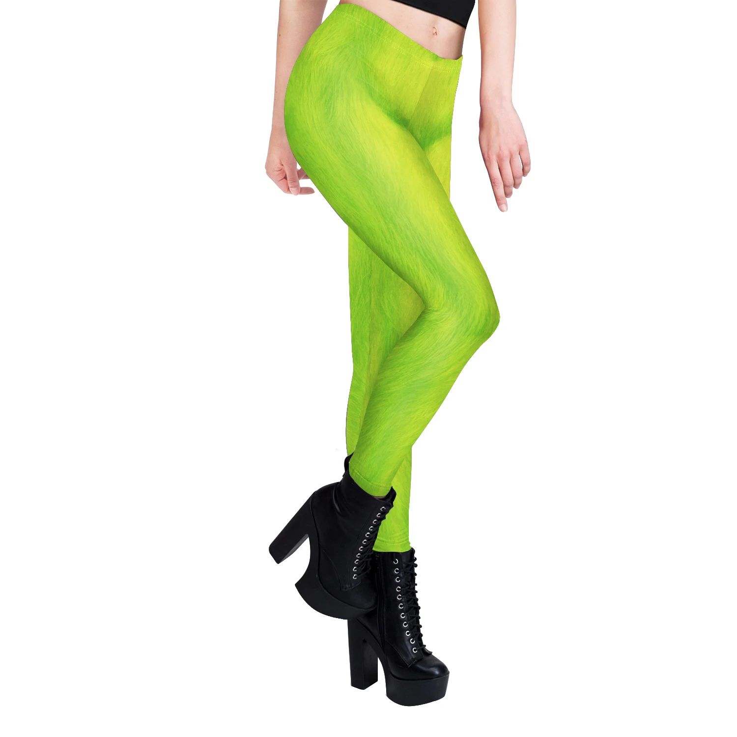 Autumn Winter New Season Wearable Women's Tight Pants With High Waist And Sexy Faux Texture Long Pants With Leggings Christmas