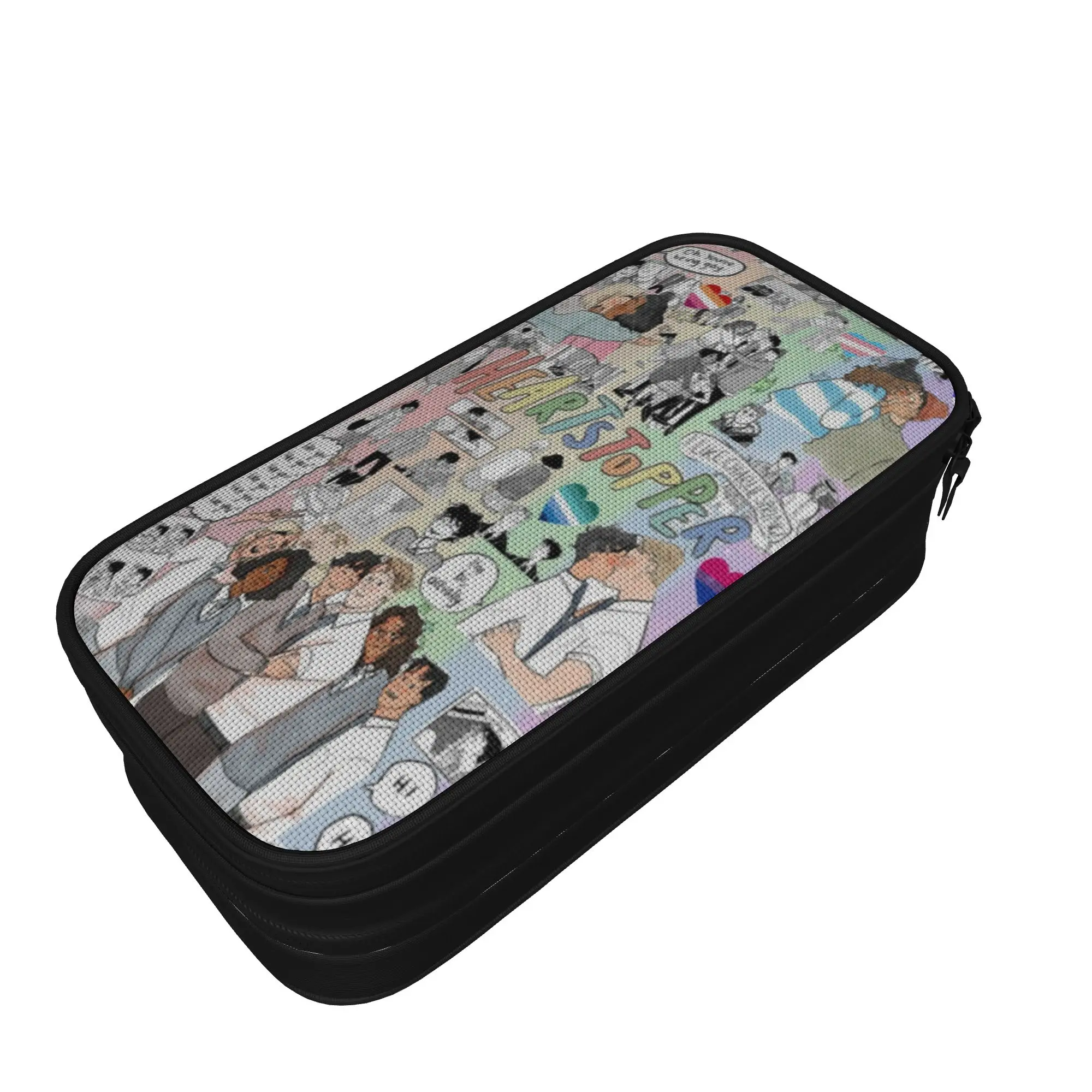 Heartstoppers Forever 2026 Pen Box Double Layer Large-capacity Kids School Supplies  Pen Case Birthday Gift