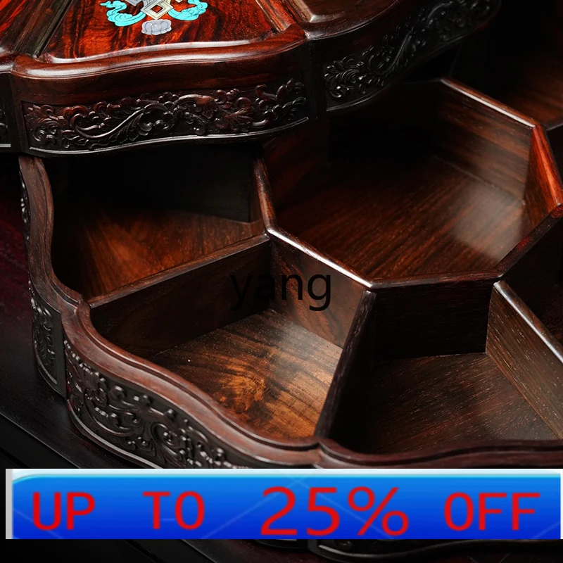 

Lmm dried fruit plate craft living room desktop snack box Chinese retro tea room ornament