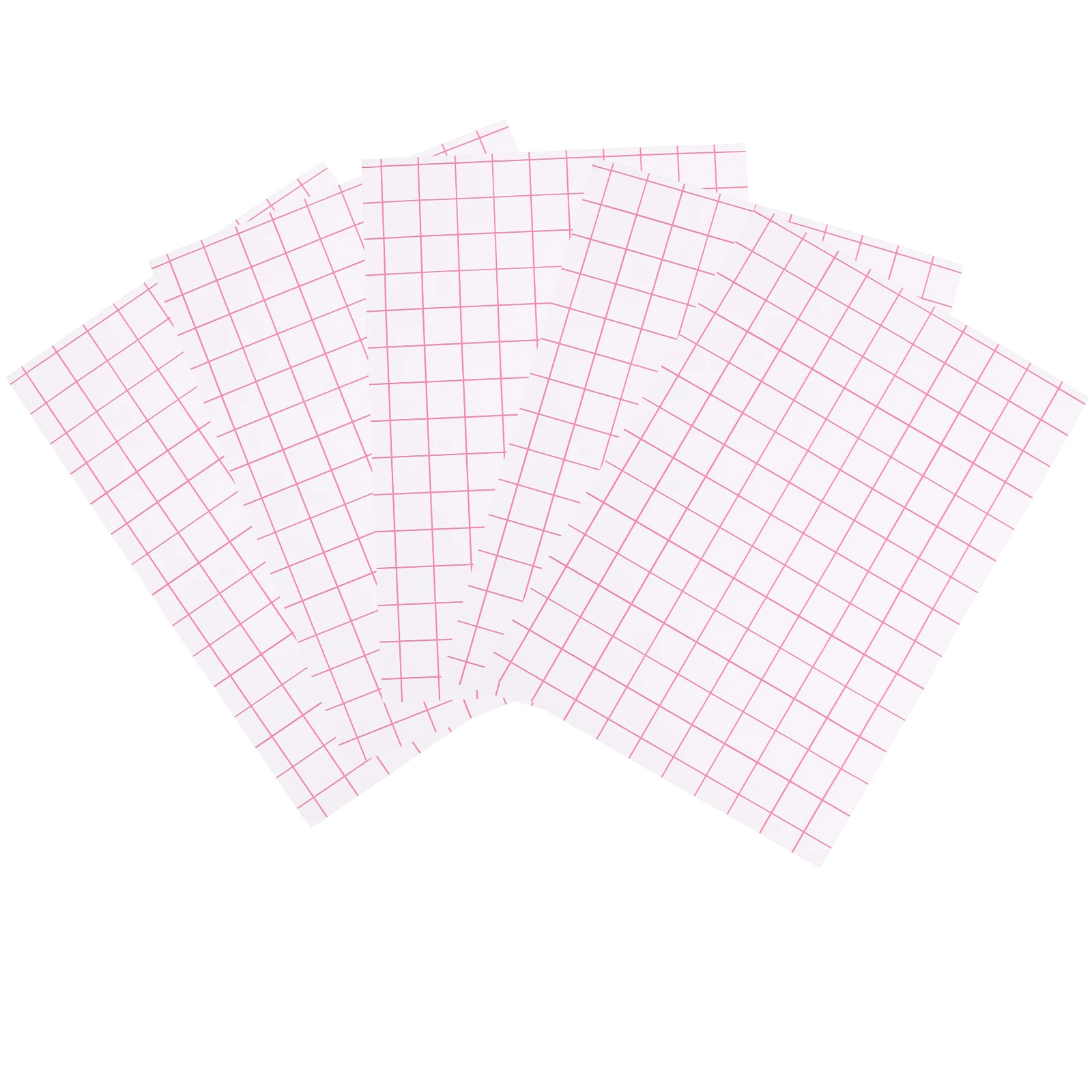 

5pcs Heat Transfer Paper A4 Red Grid Light Color Cotton Tshirt Iron Printing Hot Stamping thermal papers vinyl for t