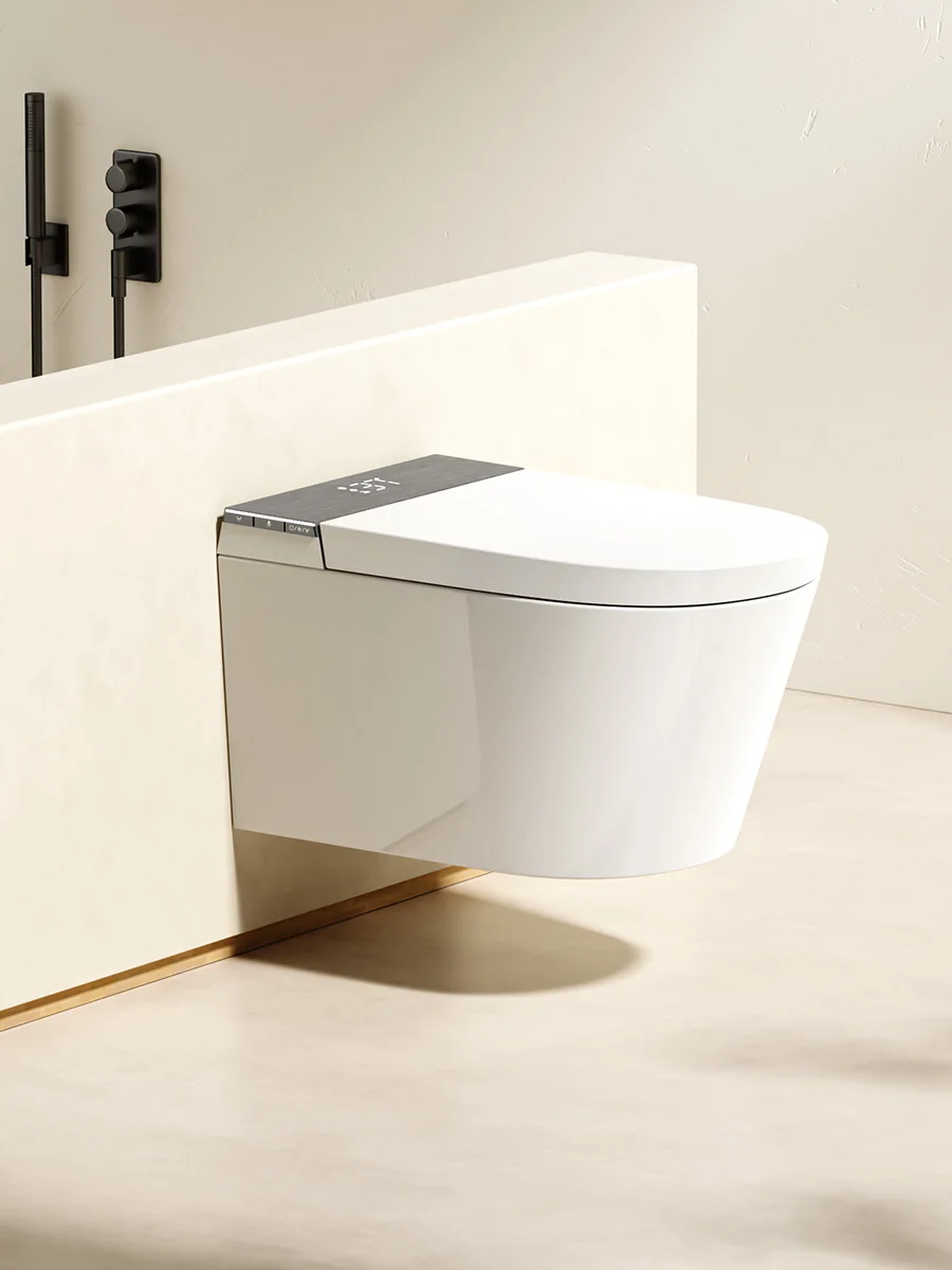 

Automatic Smart Toilet Warm Hot Air Flushing Wall Mount Electric Basin Sitz Cold Air Drying Heated Seat Water Pressure