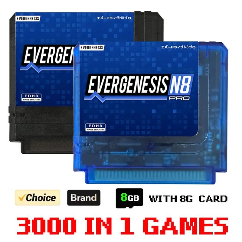 3000 in 1 Game Card ED N8 Pro Game Cartridges With 8G TF Card China For Family Computer Retro Game Console Game Accessories