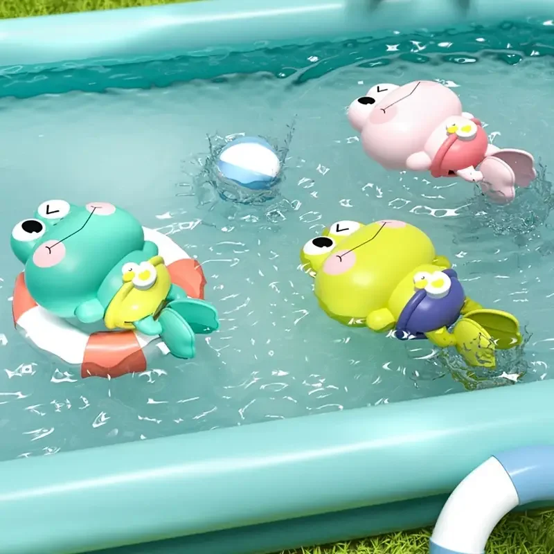 Jouets de bain grenouille à remonter pour tout-pet