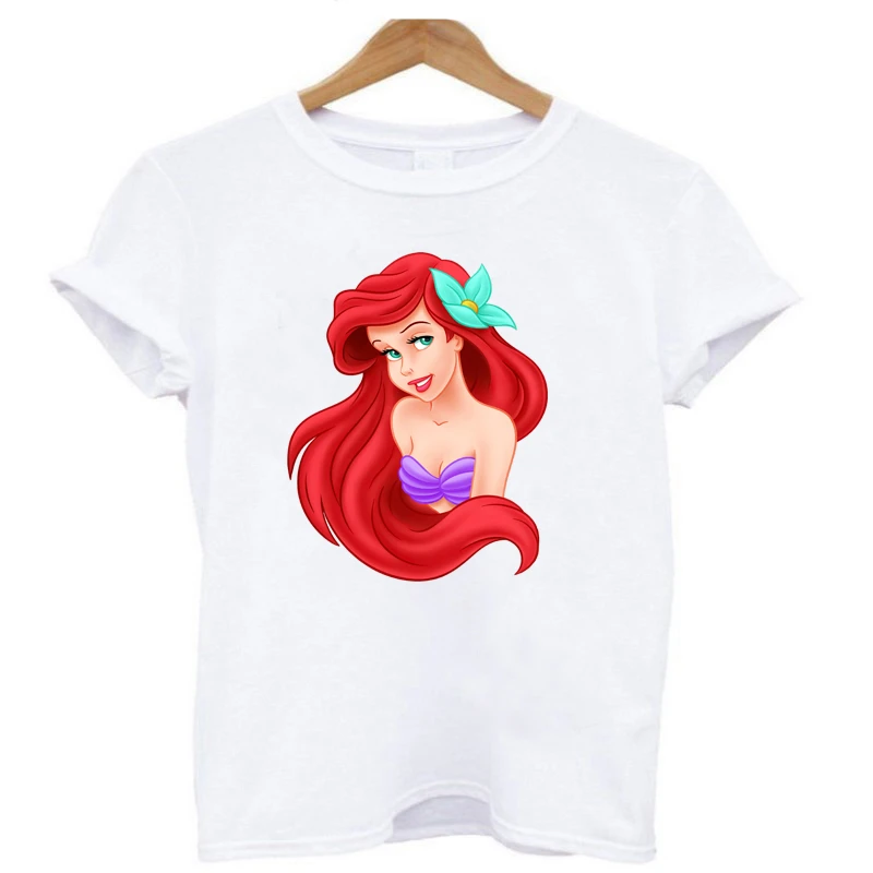 2Pcs/Lot The Little Mermaid Disney Iron On Fusible Patches Heat Thermal Transfer Stickers Ironing Applications For Clothing DIY