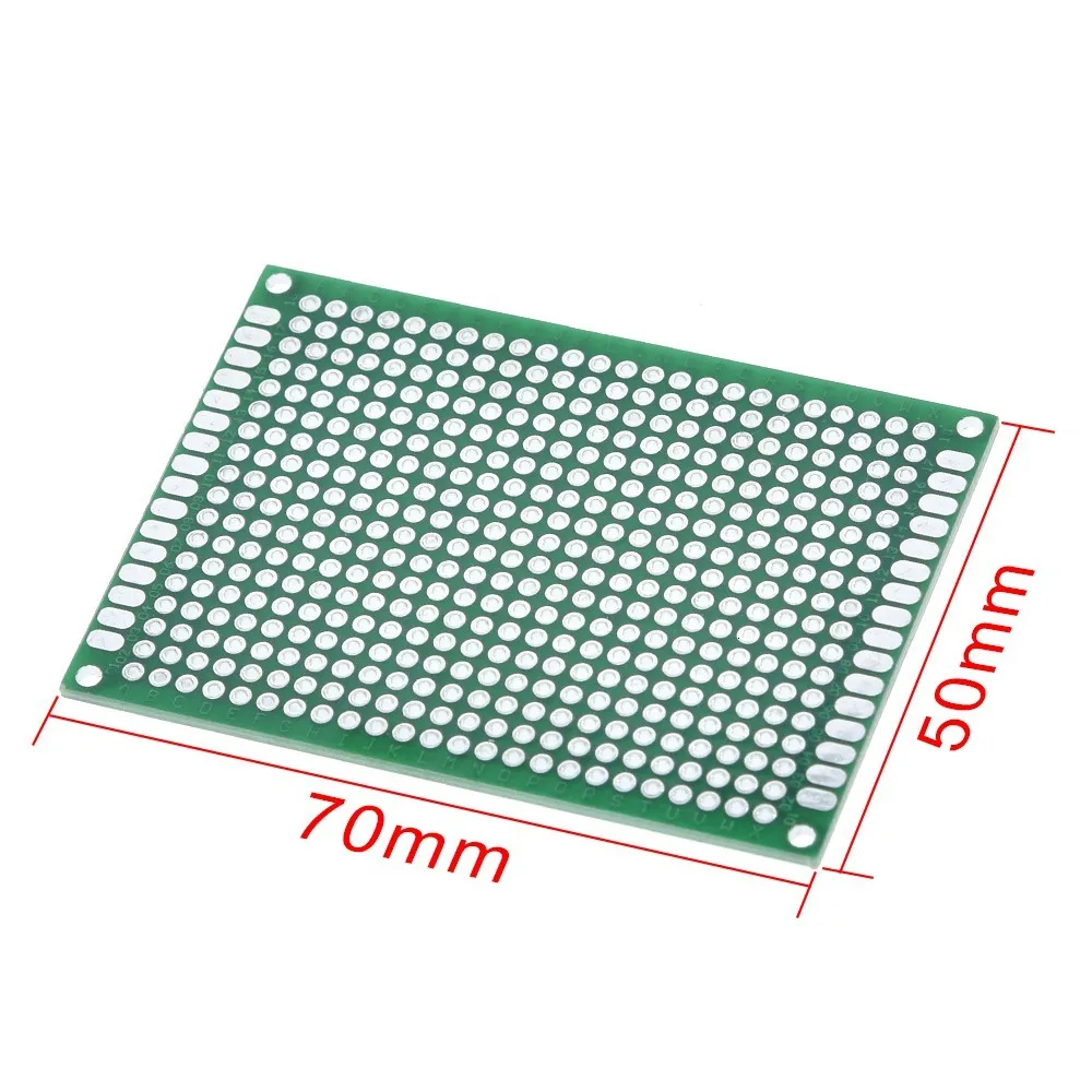 TZT  1/10PCS Breadboard Bread Board Prototype 5X7cm 432 Points Double side Super image 4