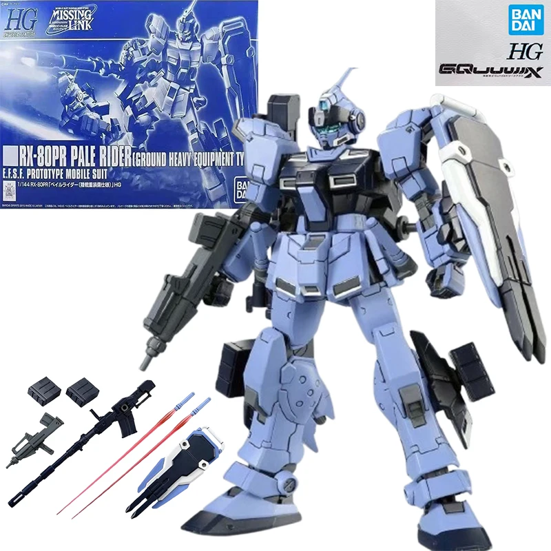 

Оригинальный комплект модели Bandai HGUCPale Rider Ground, тяжелое оборудование, аниме-фигурка GunplaBuilding Kit, экшн-фигурки, игрушки для мальчиков, подарок