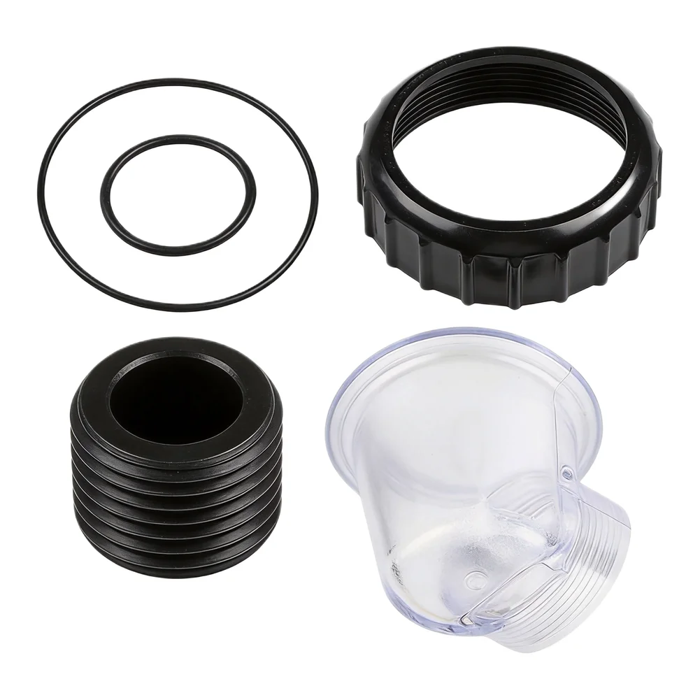 Replacement Parts for SPS 50 Circulator Pump Transparent Pre Filter Cover with Essential O Rings and Screw Fitting