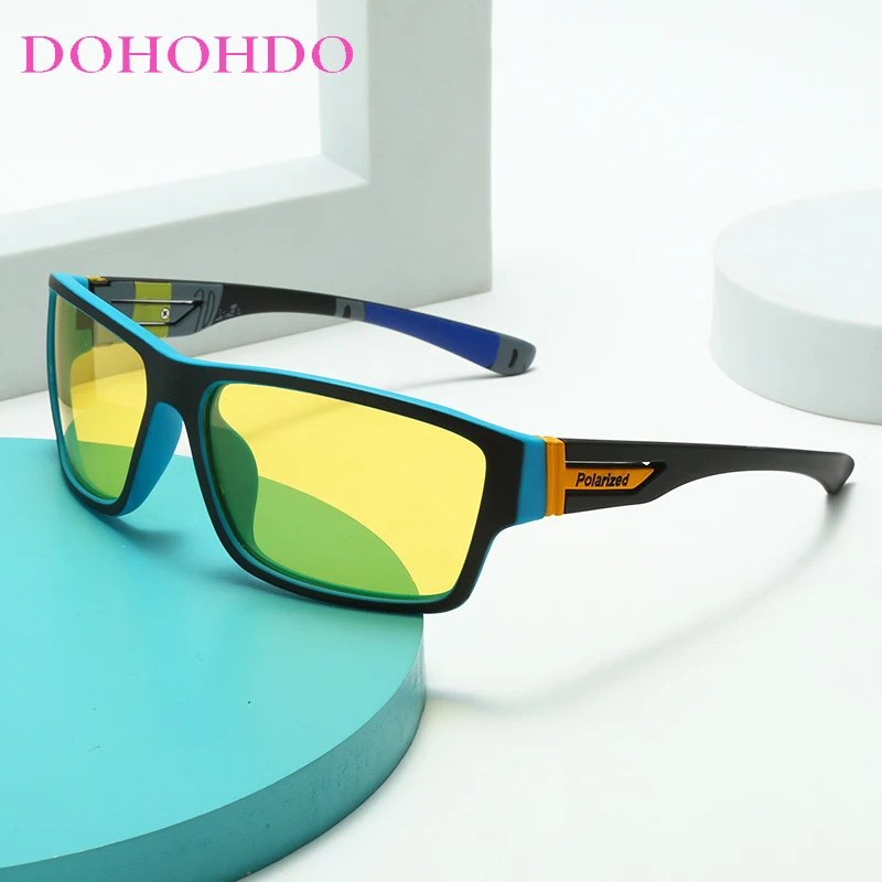 Male Photochromic Sunglasses Men Polarized Driving Chameleon Glasses Change Color Sun Glasses Day Night Vision Driver\'s Eyewear