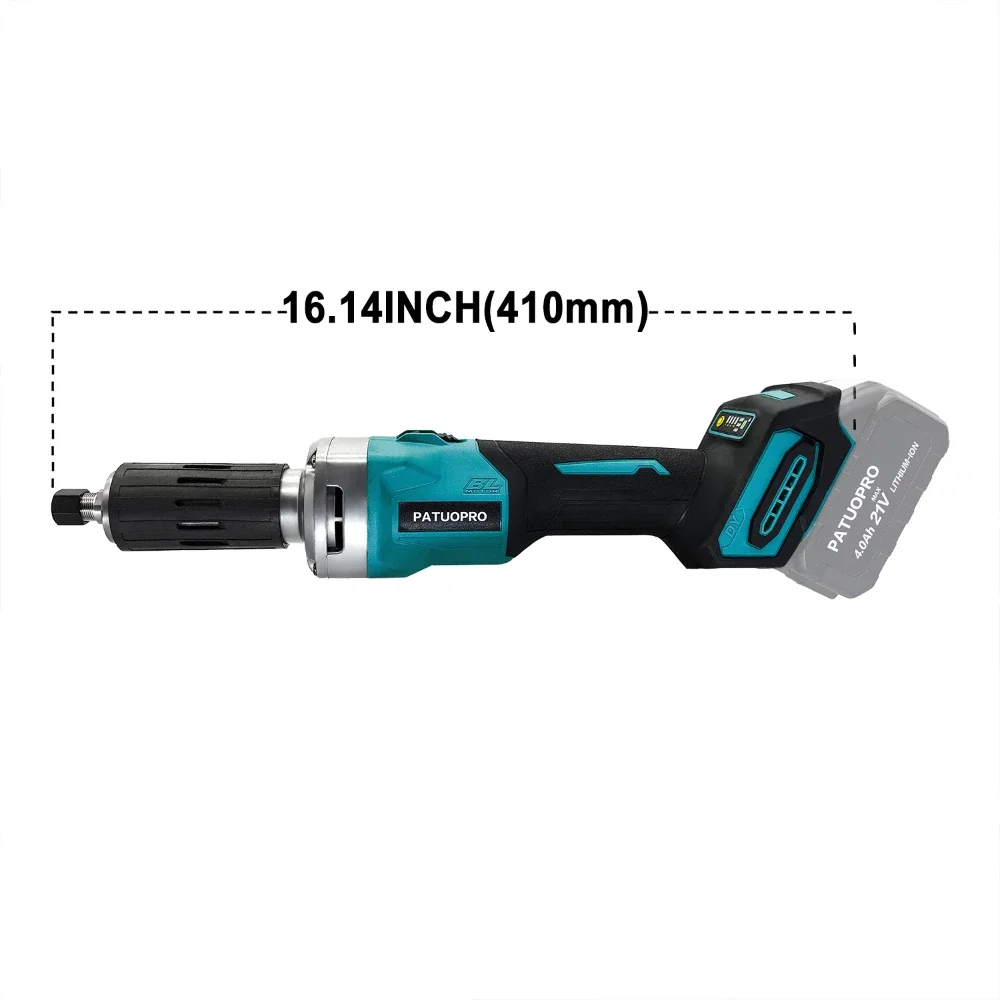 6MM Brushless Electric Grinder Handheld 18V Handheld Die Grinder Variable Speed Home Portable Power Tool For Makita 18V Battery