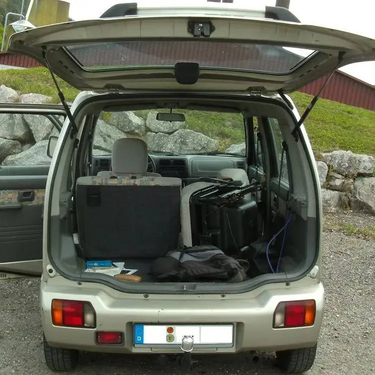 

Автоматические стойки багажника с пружиной для Suzuki Wagon R (MH21S/MH22S) 2003-2008, задняя дверь багажника, автоматическая открытая подъемная опора, амортизатор