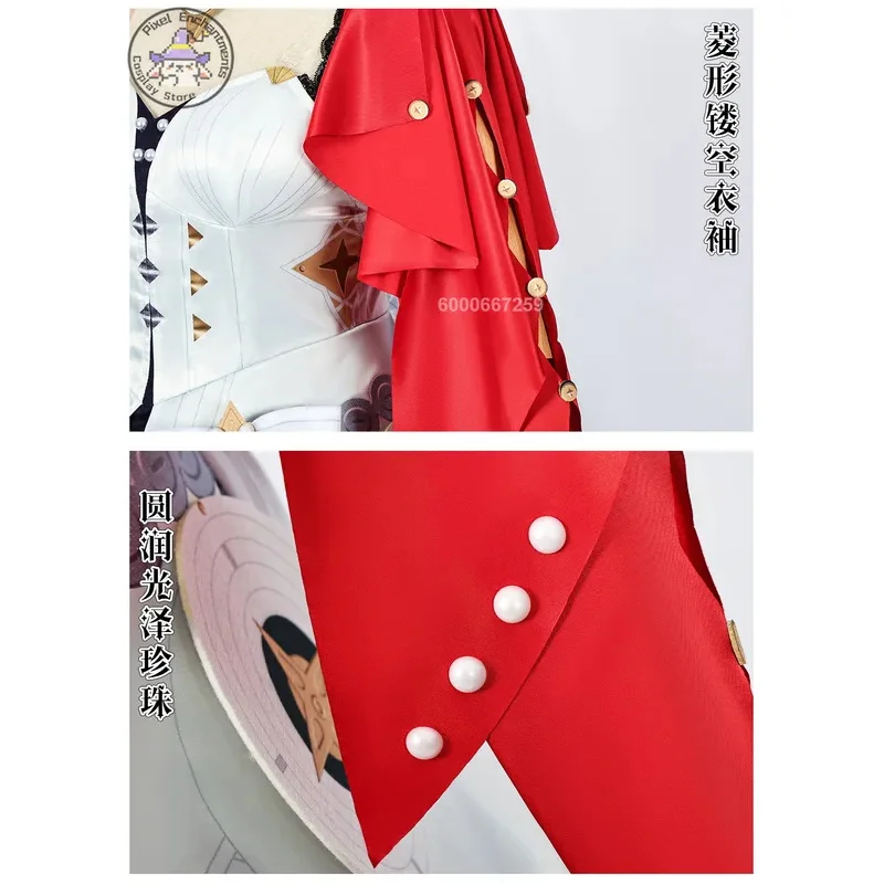 Juego popular Zenless Zone Zero Lyra's songstress Astra Yao disfraz de Cosplay anime vestido para mujer Halloween Comic Con conjunto completo