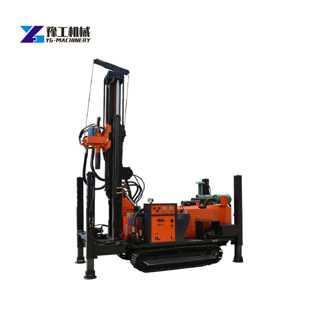 YUGONG Factory Cost Hydraulic Water Well Drilling Rig Borehole Drill Rig Water Drilling Well Machine For Sale