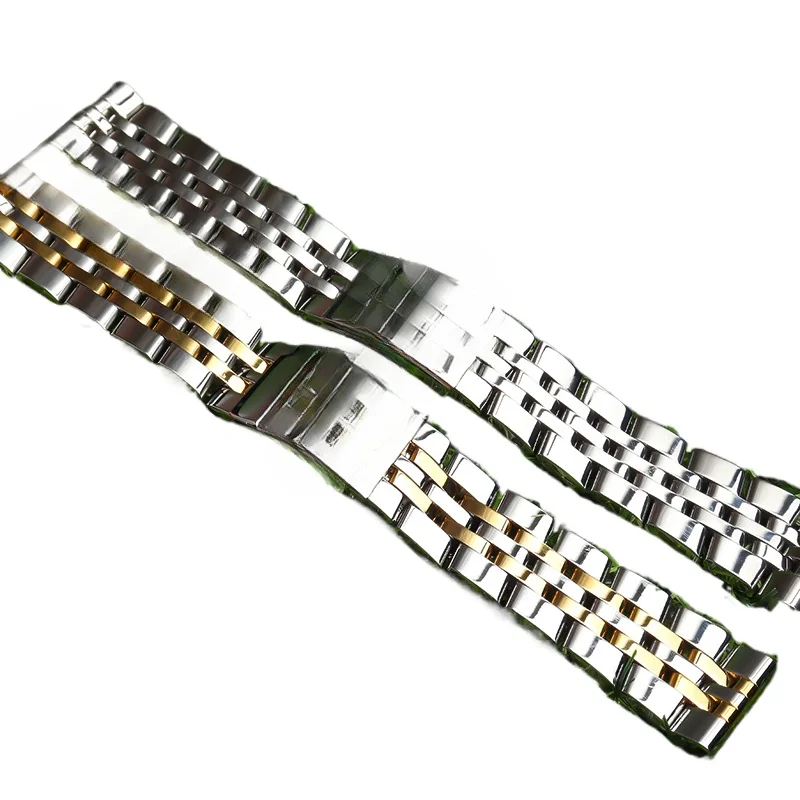 Stainless Steel Watch Strap for Breitling Aviation Timing Avengers Blackbird Super Ocean Culture 18/20/22/24 Mm