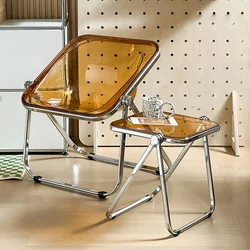 Transparent Falten Kaffee Tisch Wohnzimmer Hause Designer Metall Ecke Tisch Platz Seite Tisch Kleine Tisch Dropshipping