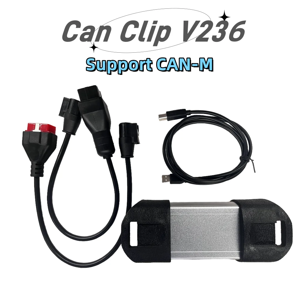 

New reprog Can Clip V236 ForRe-nault CAN-M system Obd 2 cables Diagnostic Interface diagnostis Car Scanner Auto Diagnostic Tools